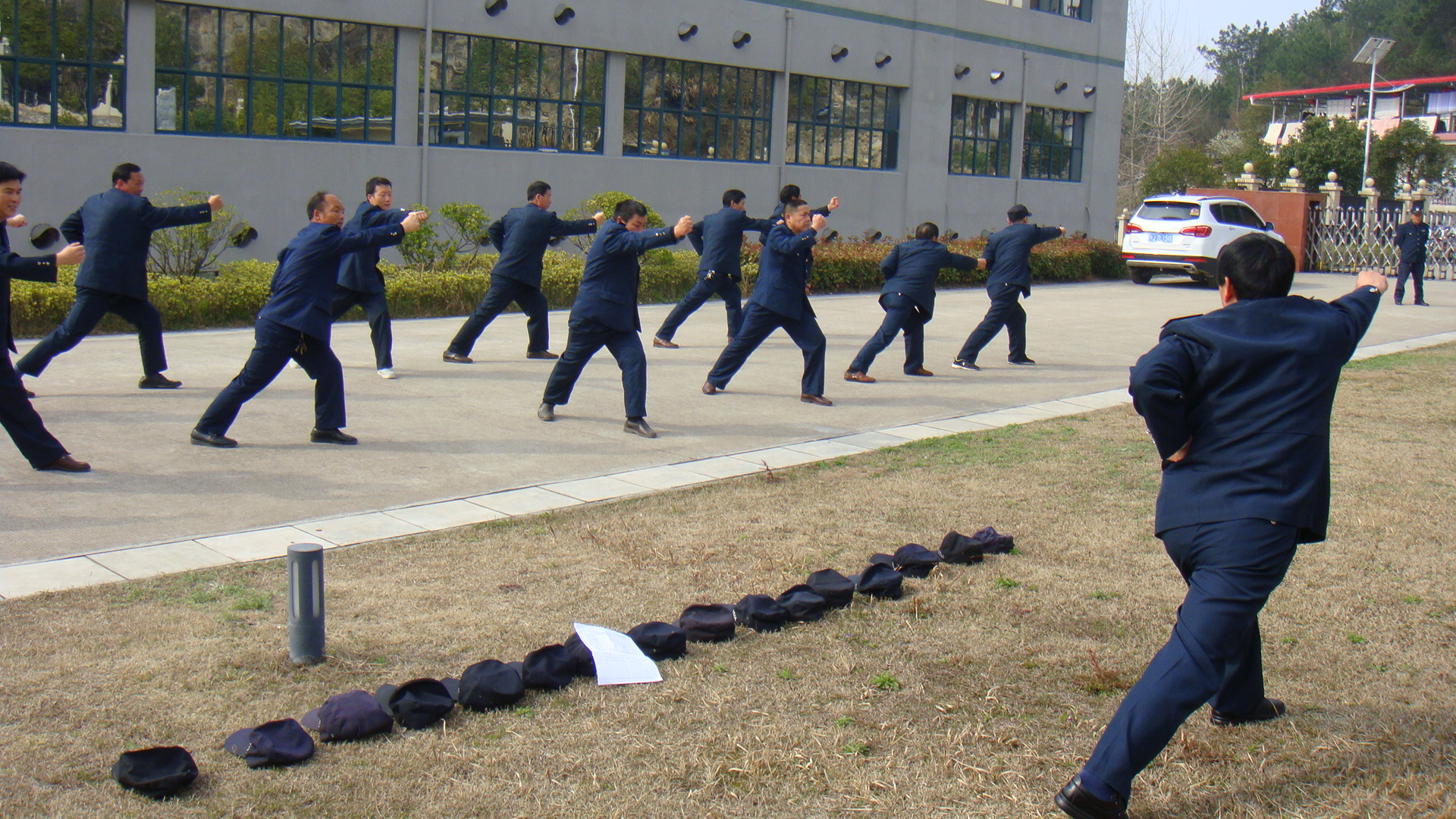 2015年3月13日保安春节前会议及训练